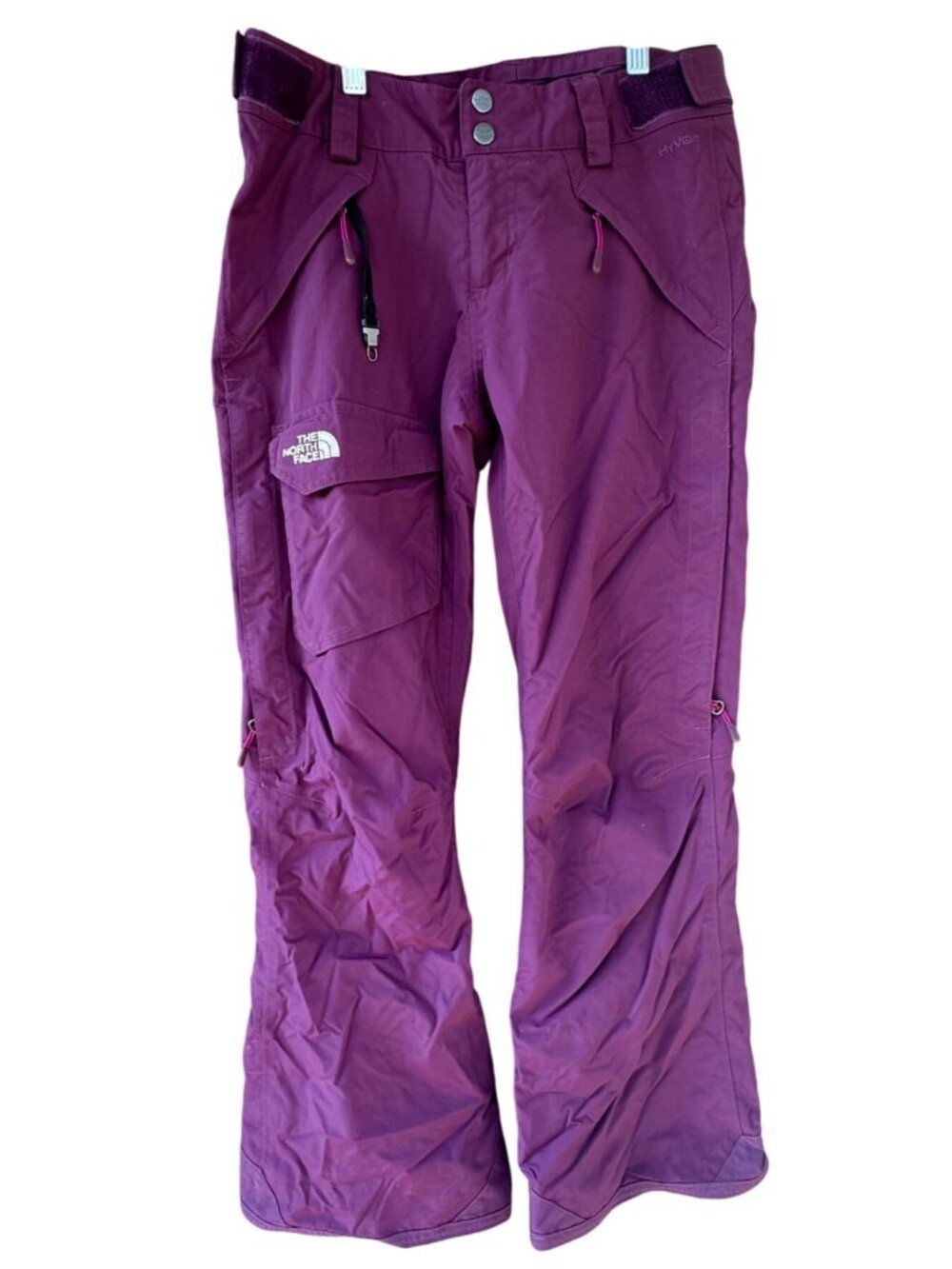 The North Face Womens XS Hyvent Purple Snow Pants Waterproof Ski Board
